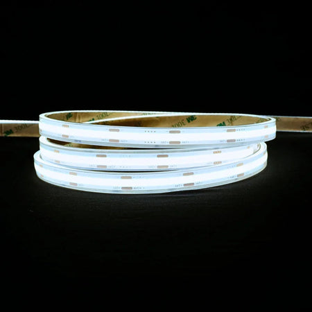 Cool White 6000K COB LED Strip 24V 384 LEDs/m IP68 Waterproof — House of LEDs UK