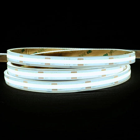 Cool White 6000K COB LED Strip 24V 384 LEDs/m IP68 Waterproof — view 3 — House of LEDs UK