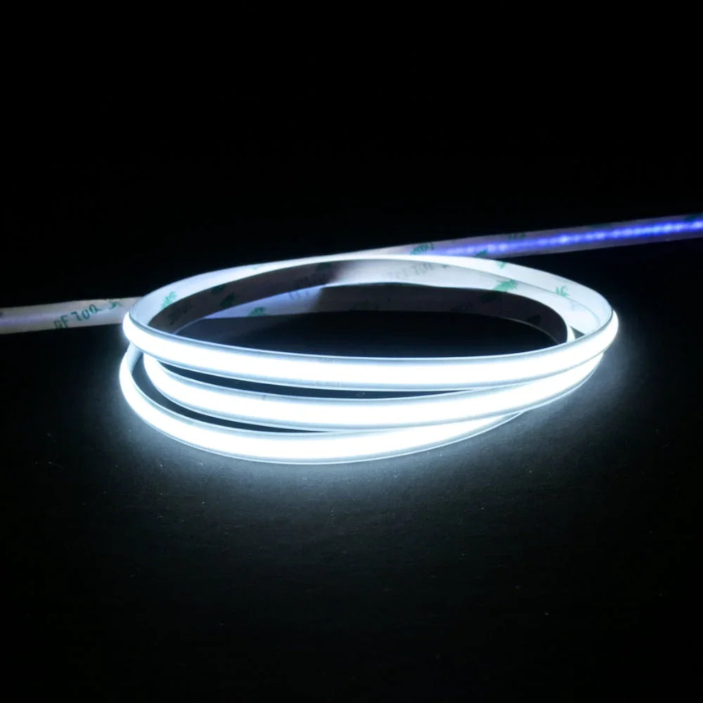 Cool White 6000K COB LED Strip 24V 480LEDs/m IP20 Cut Anywhere — view 2 — House of LEDs UK