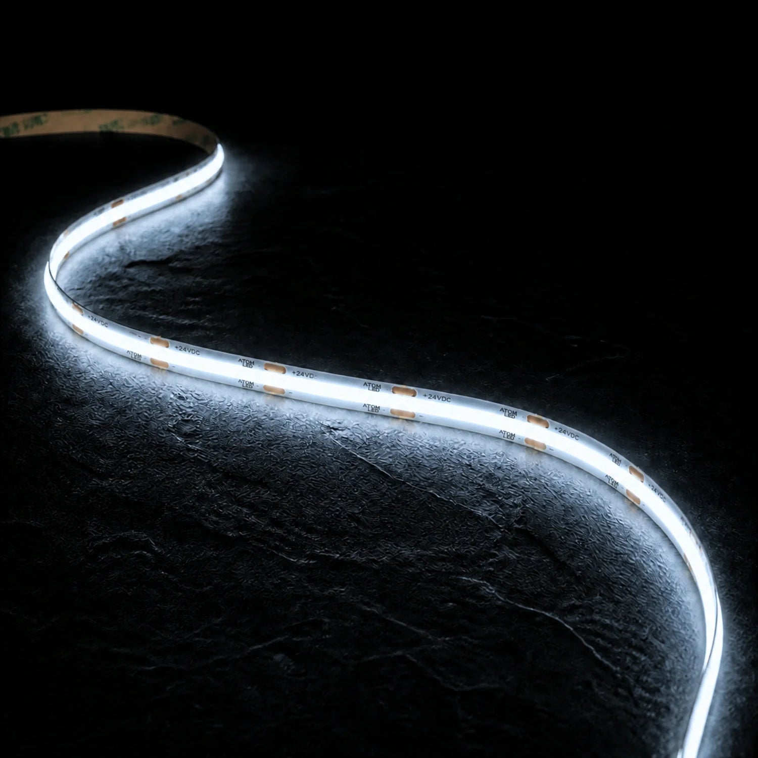 Daylight 5000K COB LED Strip 24V 10mm 480LEDs/m IP20 20m Run — product view 6
