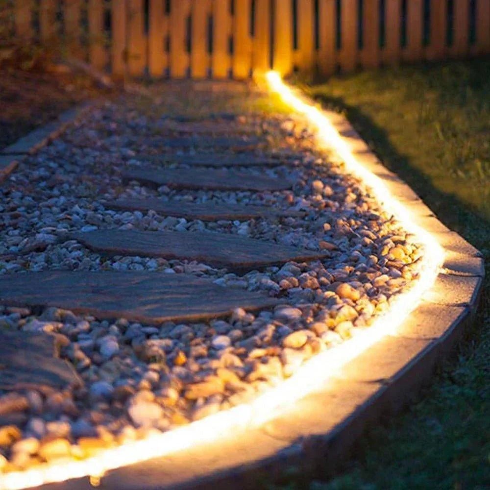 Decking LED Light Warm White Neon Flex 3000K 24V 6x12mm IP67 Waterproof - House of LEDS