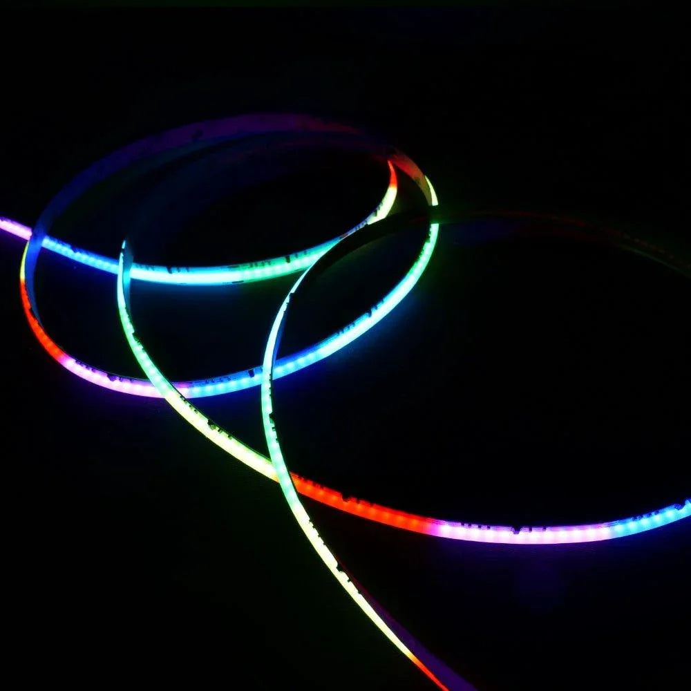 Digital Pixel RGB COB Strip 24V IP20 720 LEDs/m WS2811 10mm wide — view 9 — House of LEDs UK