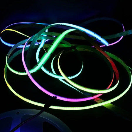 Digital Pixel RGB COB Strip 24V IP20 720 LEDs/m WS2811 10mm wide — view 8 — House of LEDs UK
