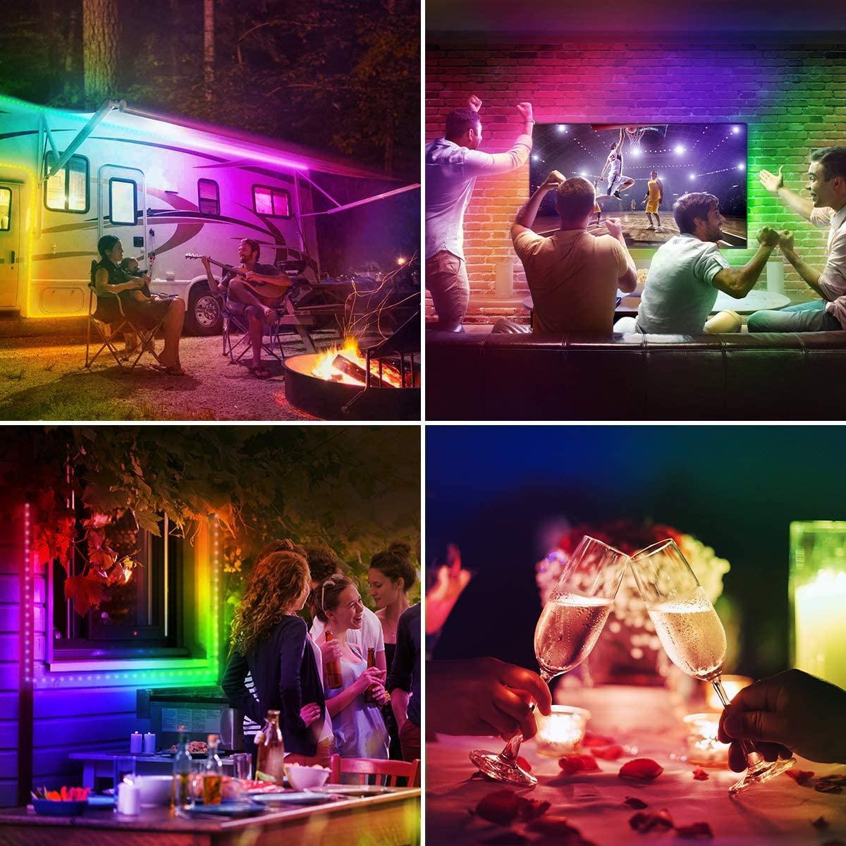 Digital Pixel RGB Strip 12V WS2811 Addressable 5050 60LED/m IP20 5 Metre — view 8 — House of LEDs UK