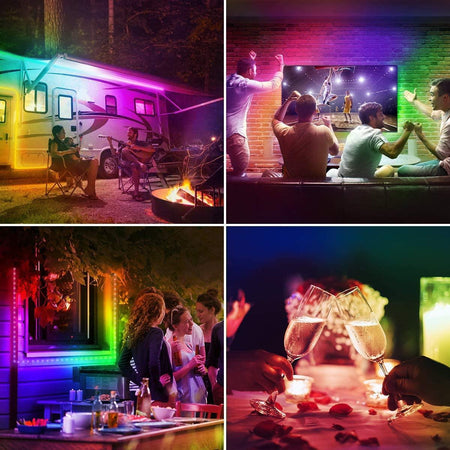 Digital Pixel RGB LED Strip 12V WS2811 Addressable 5050 60LED/m IP65 5 Metre — view 9 — House of LEDs UK