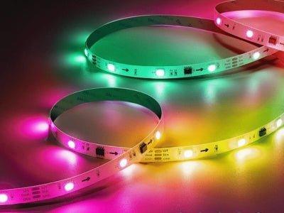 Digital Pixel RGB LED Strip 12V WS2811 Addressable 5050 60LED/m IP65 5 Metre — view 14 — House of LEDs UK