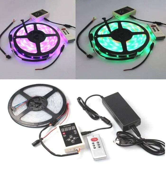 Digital Pixel RGB LED Strip 12V WS2811 Addressable 60LED/M 5 Metre IP65 5 Metre Kit — view 7 — House of LEDs UK