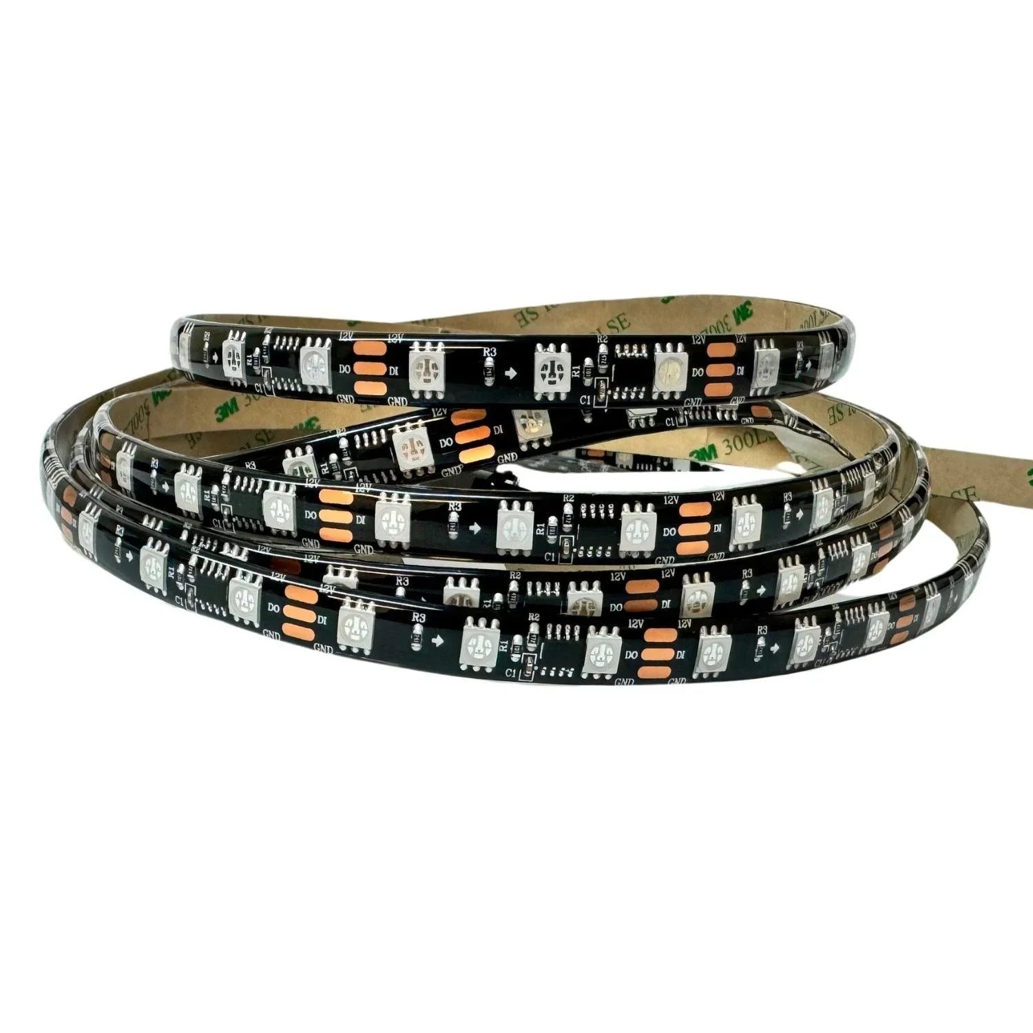 Digital Pixel RGB LED Strip 12V WS2811 Addressable 60LED/M 5 Metre IP65 5 Metre Kit — view 4 — House of LEDs UK