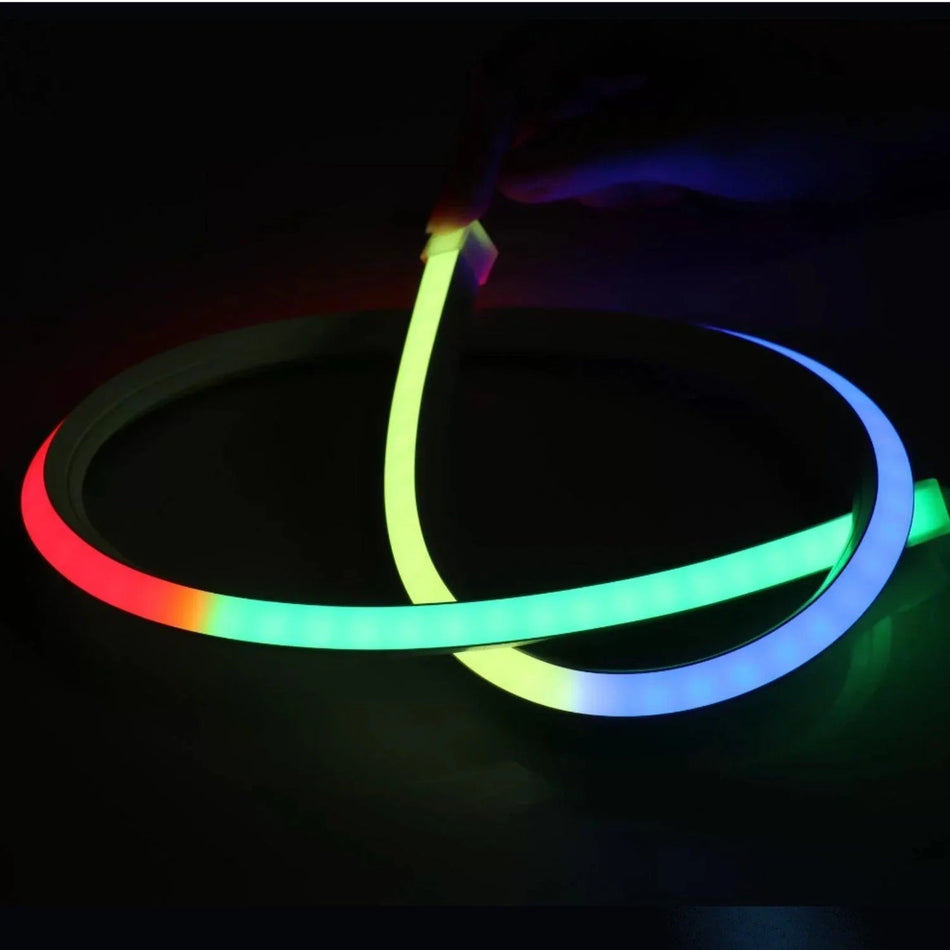 Digital Pixel RGB Neon Flex 24V Addressable 16x16mm IP65 Waterproof WS2811 — House of LEDs UK