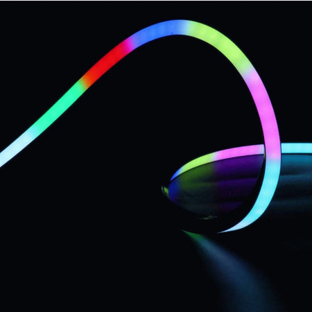 Digital Pixel RGB Neon Flex 24V Addressable 16x16mm IP65 Waterproof WS2811 — view 2 — House of LEDs UK