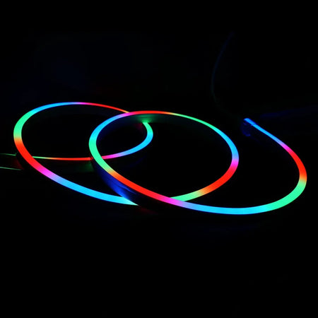 Digital Pixel RGB Neon Flex Addressable 24V 10x20mm IP68 Waterproof WS2811 — view 5 — House of LEDs UK