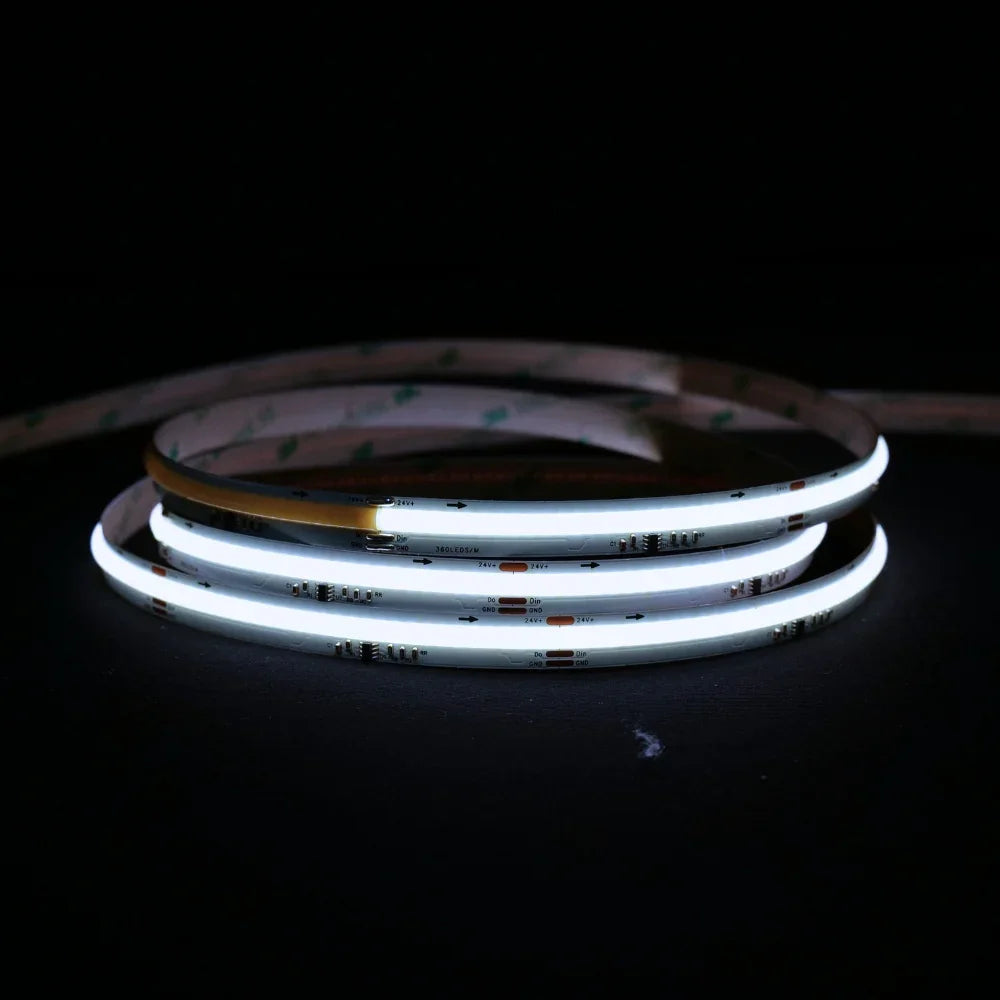 Digital Pixel SPI 2811 COB Strip Cool White 6000K 24V IP20 — view 3 — House of LEDs UK