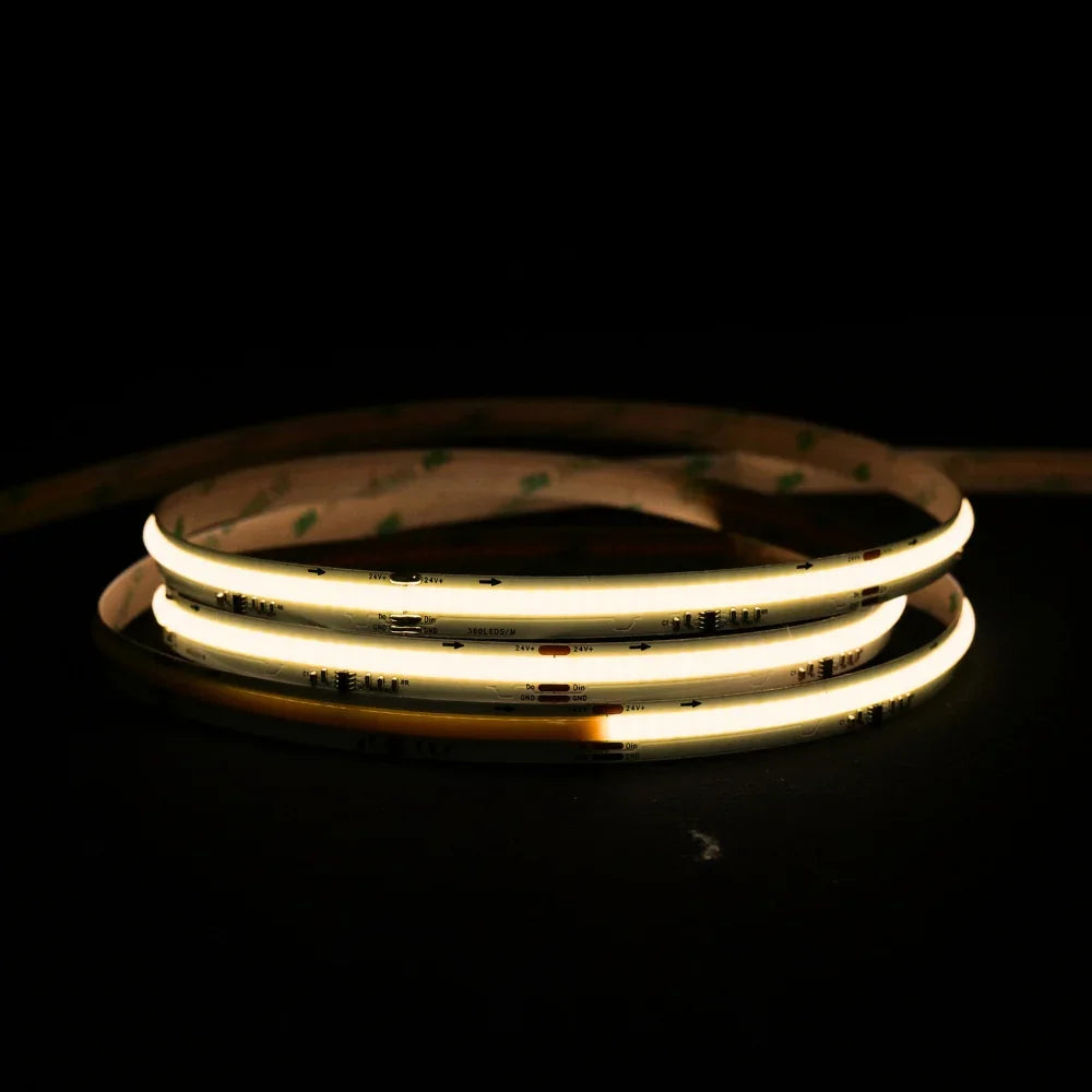Digital Pixel SPI 2811 COB Strip Warm White 3000K 24V IP20 — view 2 — House of LEDs UK