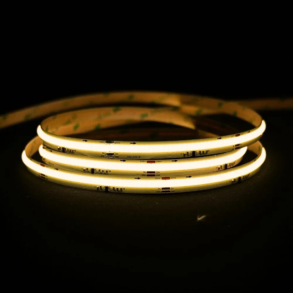 Digital Pixel SPI 2811 COB Strip Warm White 3000K 24V IP20 — House of LEDs UK