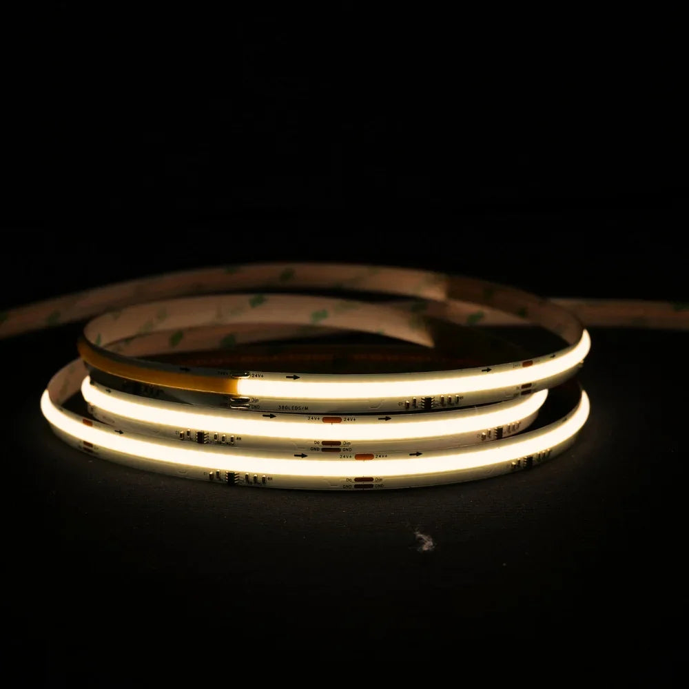 Digital Pixel SPI 2811 COB Strip Warm White 3000K 24V IP20 — view 3 — House of LEDs UK