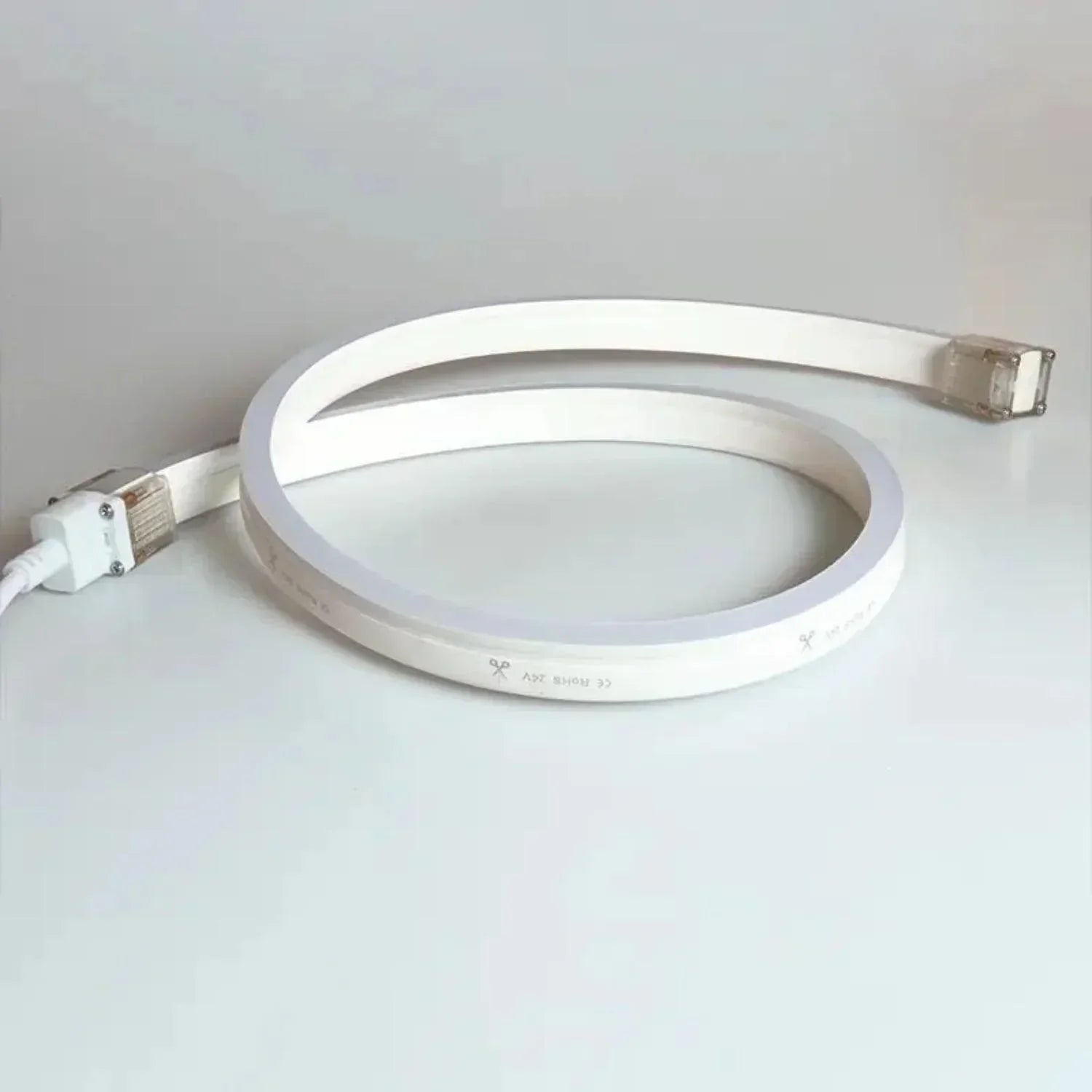 End Cap for for 12V/24V Addressable RGB LED Neon Flex 10x20mm IP68 — view 2 — House of LEDs UK