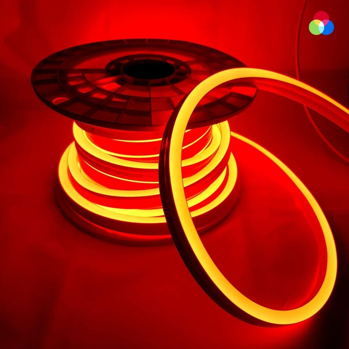 Extra Long RGB Neon Flex 48V 10x20mm IP67 Waterproof 30 Metre - House of LEDS