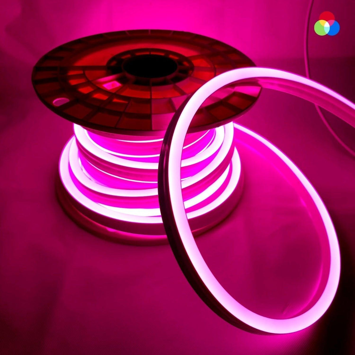 Extra Long RGB Neon Flex 48V 10x20mm IP67 Waterproof 30 Metre - House of LEDS