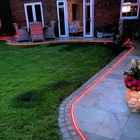 Extra Long RGB Neon Flex 48V 10x20mm IP67 Waterproof 30 Metre - House of LEDS
