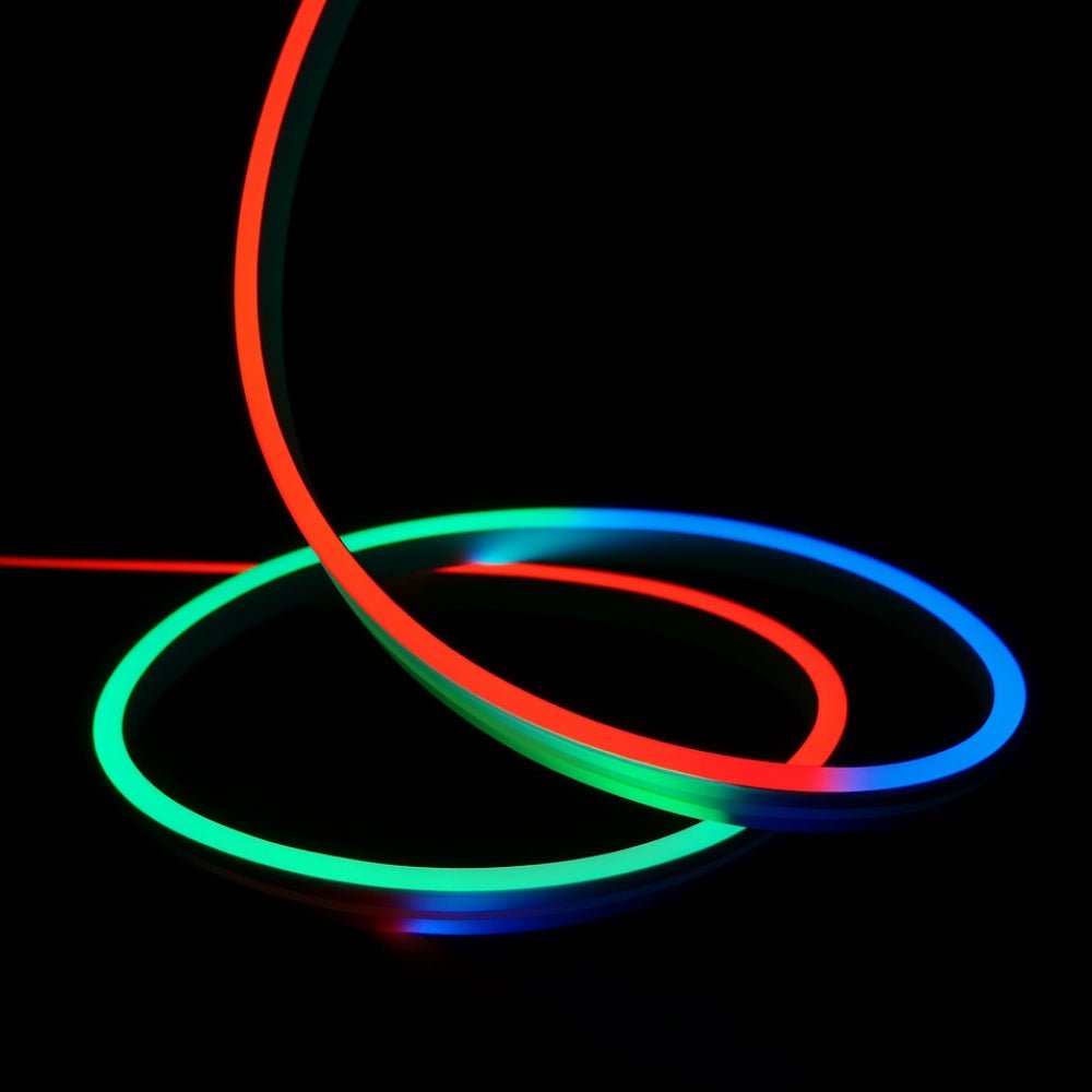 Extra Long RGB Neon Flex 48V 10x20mm IP67 Waterproof 30 Metre - House of LEDS