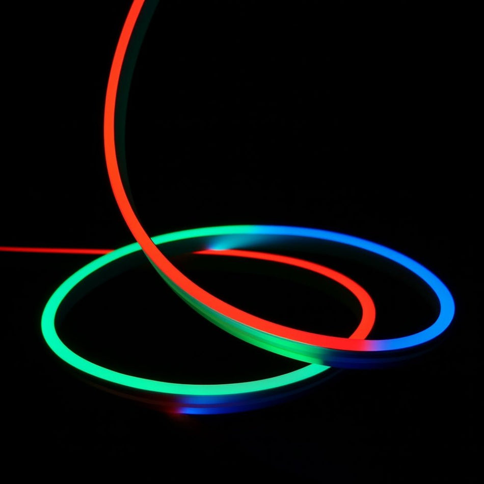 Extra Long RGB Neon Flex 48V 10x20mm IP67 Waterproof 30 Metre - House of LEDS