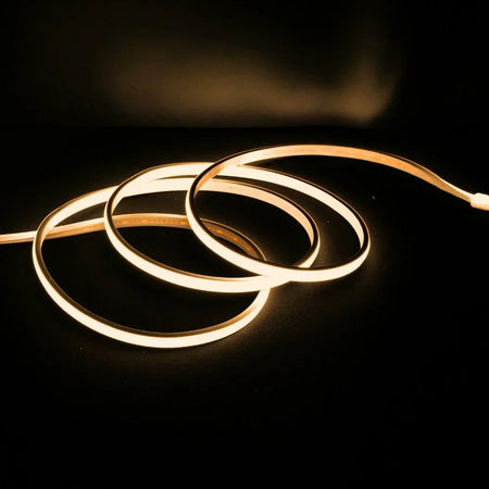 Warm White 3000K COB LED Strip 220V 240V 288 LEDs/m IP65 UK Plug