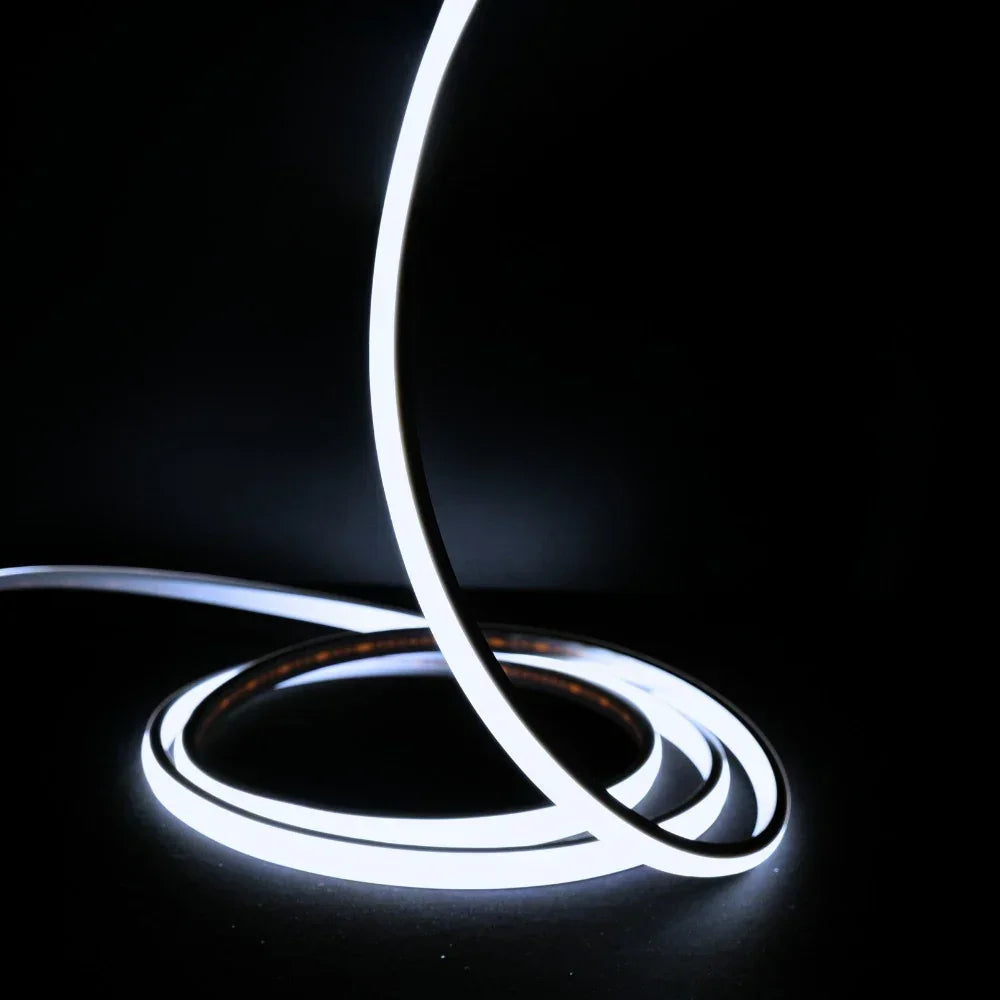Cool White 6000K COB LED Strip 220V 240V 288 LEDs/m IP65 UK Plug — view 2 — House of LEDs UK