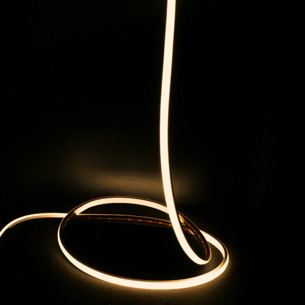 Warm White 3000K COB LED Strip 220V 240V 288 LEDs/m IP65 UK Plug