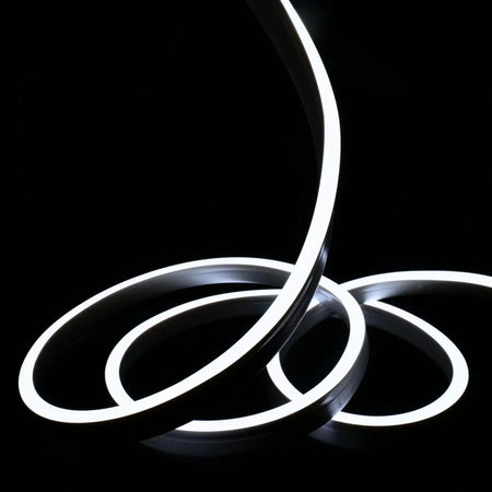 Cool White Neon Flex 6000K 48V 10x20mm IP67 Waterproof 50m — view 2 — House of LEDs UK