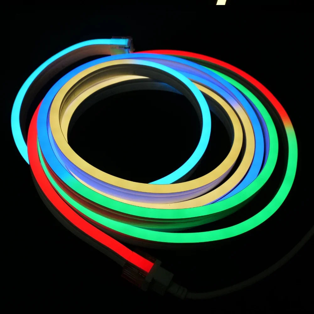 Digital Pixel RGB Neon Flex Addressable 24V 10x20mm IP68 Waterproof WS2811 — view 13 — House of LEDs UK