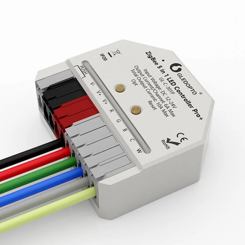 GLEDOPTO ZigBee Pro+ Ultra Mini Wi-Fi 5 in 1 LED Smart Controller GL-C-301P — view 14 — House of LEDs UK