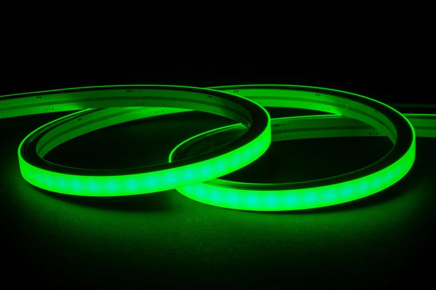 Green LED Neon Flex 220V 240V Flat Shape Top Bending 20cm Cutting IP65 with UK Plug - House of LEDS