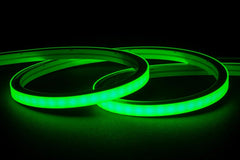 Green LED Neon Flex 220V 240V Flat Shape Top Bending 20cm Cutting IP65 with UK Plug - House of LEDS