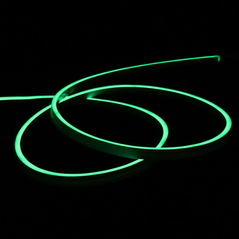 Mini Green Neon Flex 6000K 24V 6x12mm IP65 Waterproof 15m — view 2 — House of LEDs UK