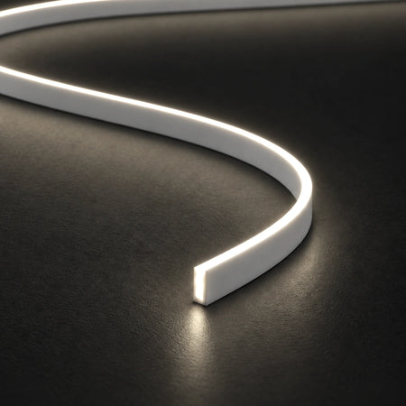House of LEDs FreeCut mini neon flex 4x8mm 4000K natural white — illuminated close-up product illustration