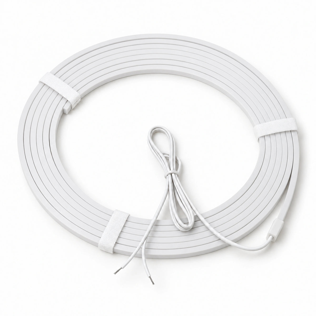 House of LEDs — 4x6mm FreeCut Mini Neon Flex full unlit white silicone coil with power lead
