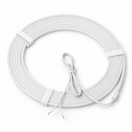 House of LEDs — 4x6mm FreeCut Mini Neon Flex full unlit white silicone coil with power lead