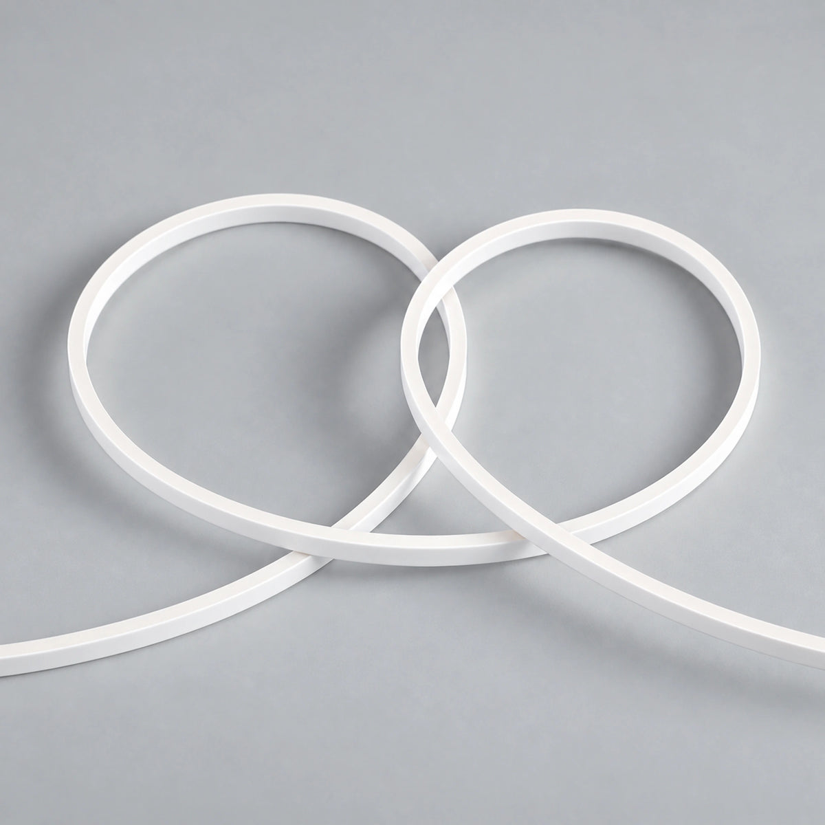 House of LEDs — 4x6mm FreeCut Mini Neon Flex flexible white silicone strip in loose unlit loops