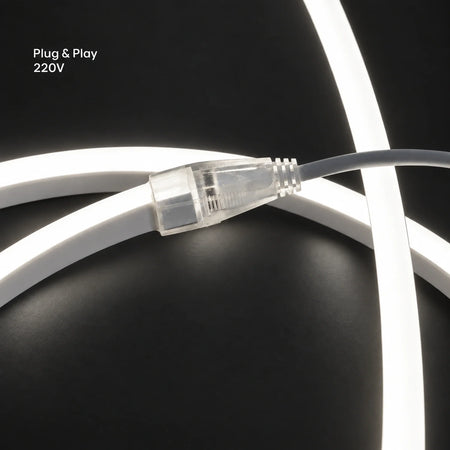 House of LEDs natural 4000k 8×16mm 220–240V plug-and-play neon flex