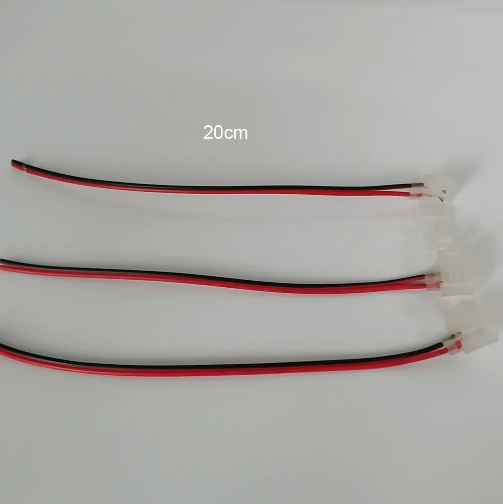 LED Neon Flex 12V/24V Non Welding Wire Connector for 6x12mm Single Colour Neon Flex - House of LEDS