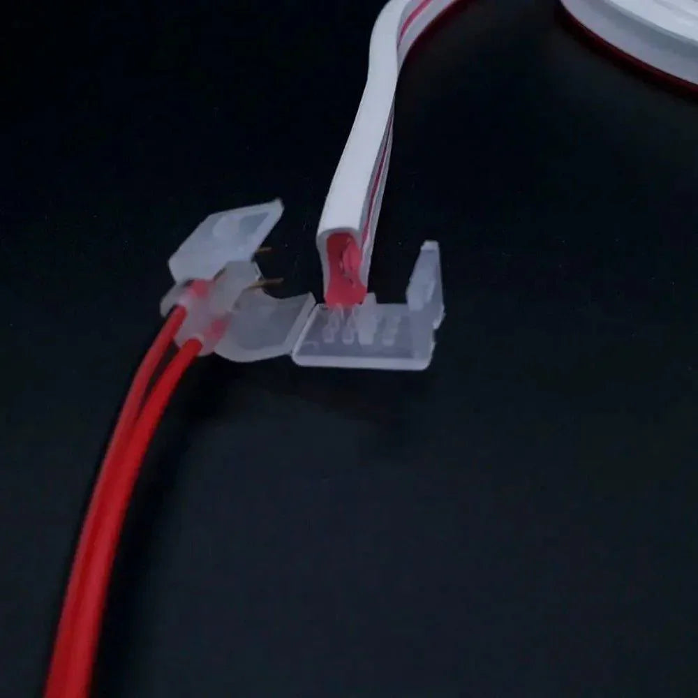 LED Neon Flex 12V/24V Non Welding Wire Connector for 6x12mm Single Colour Neon Flex — view 4 — House of LEDs UK