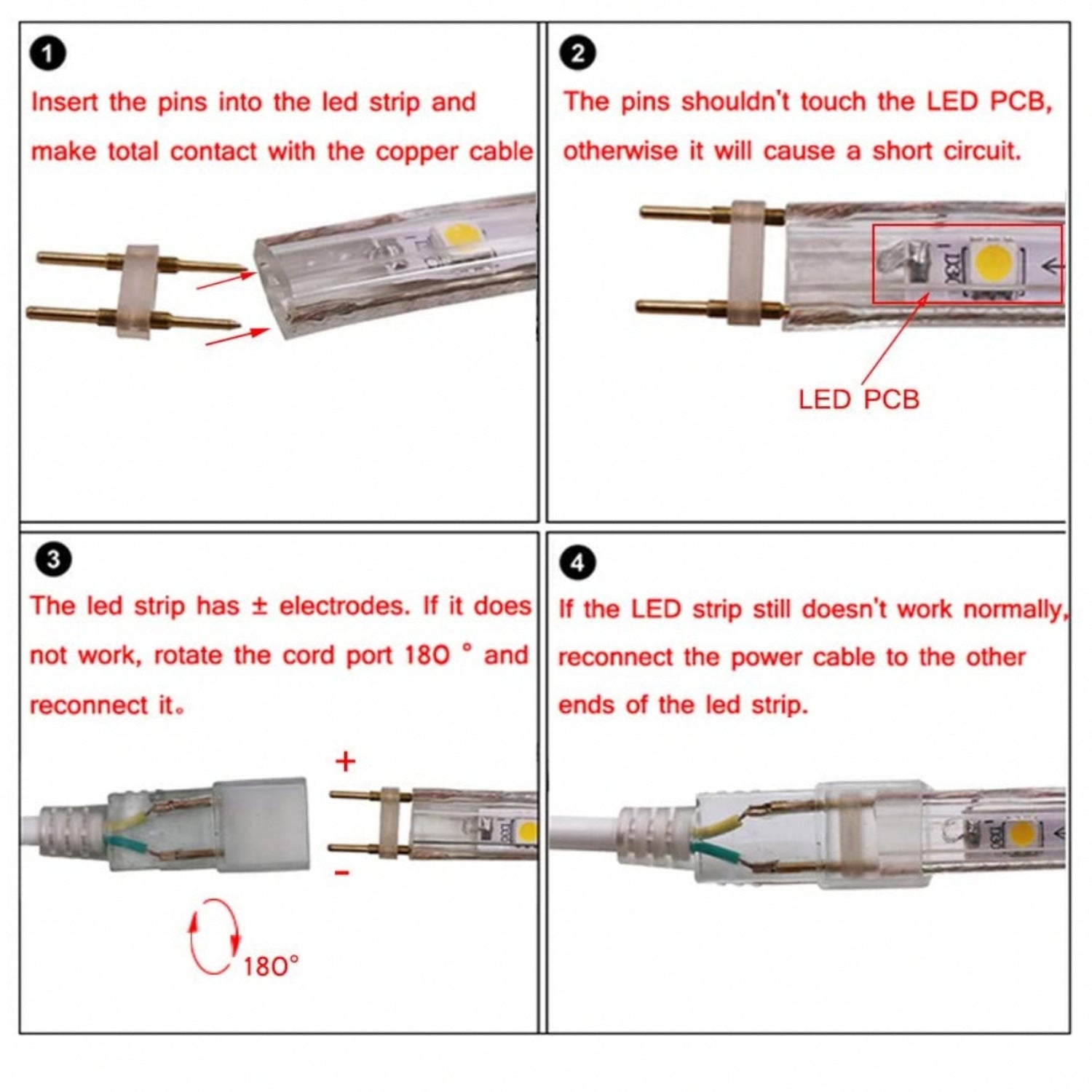 LED Neon Flex 220V 240V 8x16mm 23-Key RF Remote Control 1500W Dimmer Transformer for Brightness Adjustment - House of LEDS