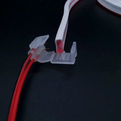 LED Neon Flex 8x16mm Non Welding Wire Connector for 12V/24V Single Colour Neon Flex - House of LEDS