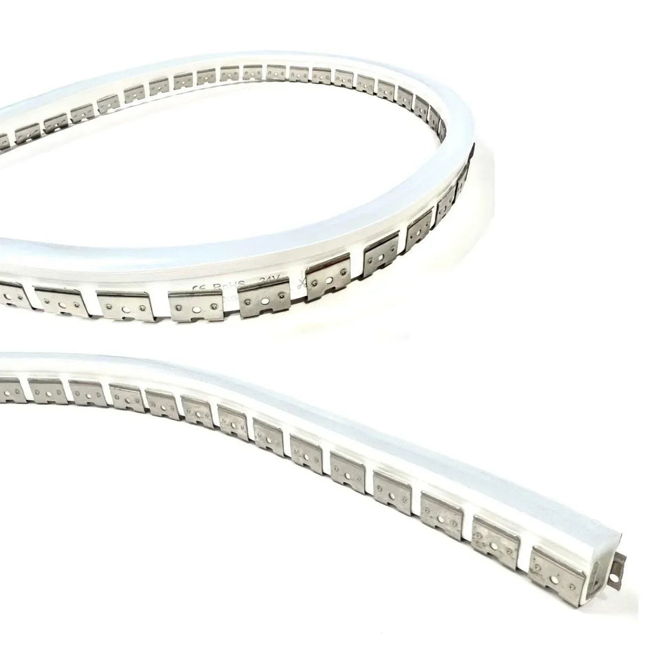 LED Neon Flex Bendable Aluminium Channel Mounting Track for 8x16mm Neon Flex 1 Metre — House of LEDs UK