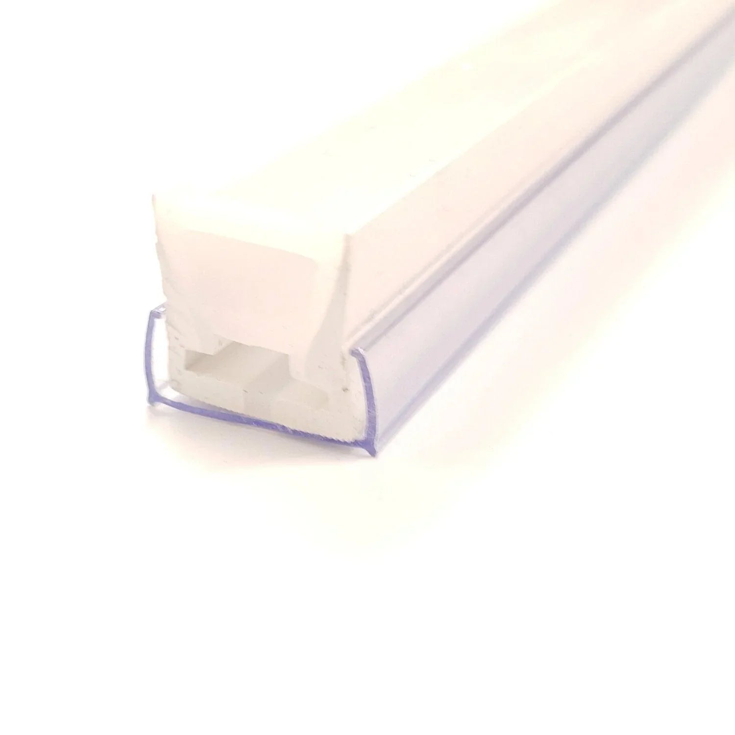 LED Neon Flex Clear PVC Channel Mounting Track Profile 16x16mm Neon Flex 1 Metre — view 4 — House of LEDs UK