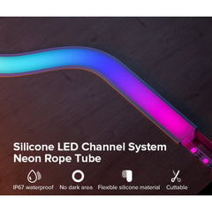 LED Neon Flex & LED Strip Silicone Cover Curve Body Flexible Bendable 15x20mm - House of LEDS