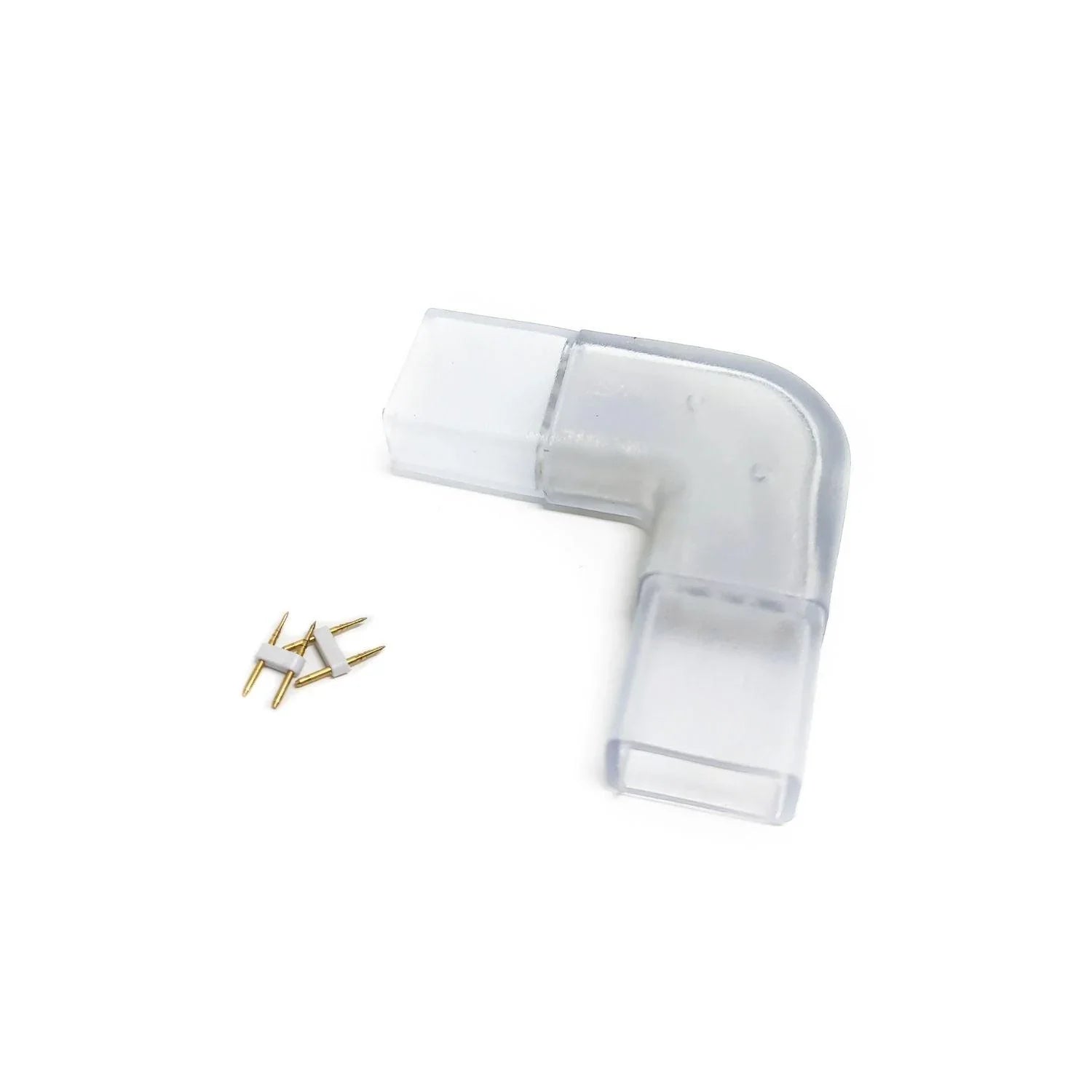 LED Neon Flex Single Colour 220V 240V 2 Pin 8x16mm Connector  L , T , Straight — view 2 — House of LEDs UK