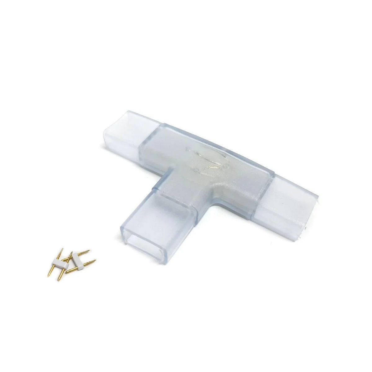 LED Neon Flex Single Colour 220V 240V 2 Pin 8x16mm Connector  L , T , Straight — view 3 — House of LEDs UK