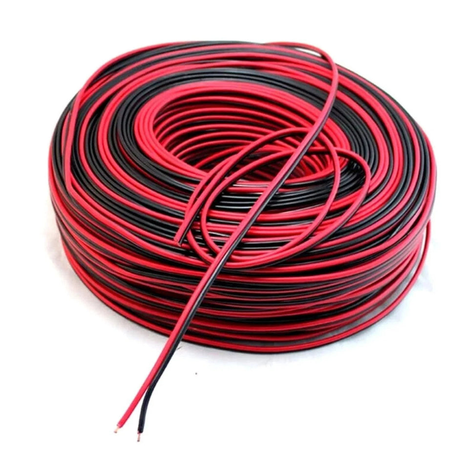 LED Strip 2 Core Extension Wire 17AWG for 2Pin 8mm LED Strip Connector DC Adapter 5 Metre — House of LEDs UK