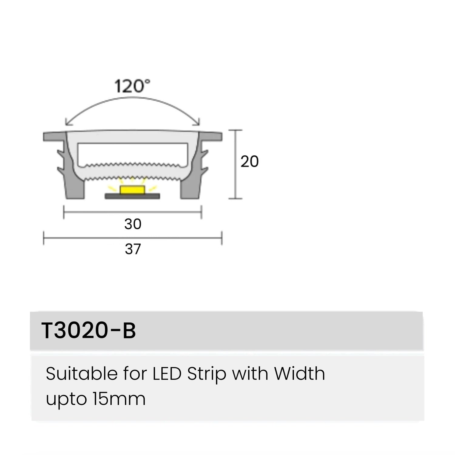 LED Strip Black Silicone Neon Flex Profile Cover Body Flexible Bendable 30x20mm - House of LEDS